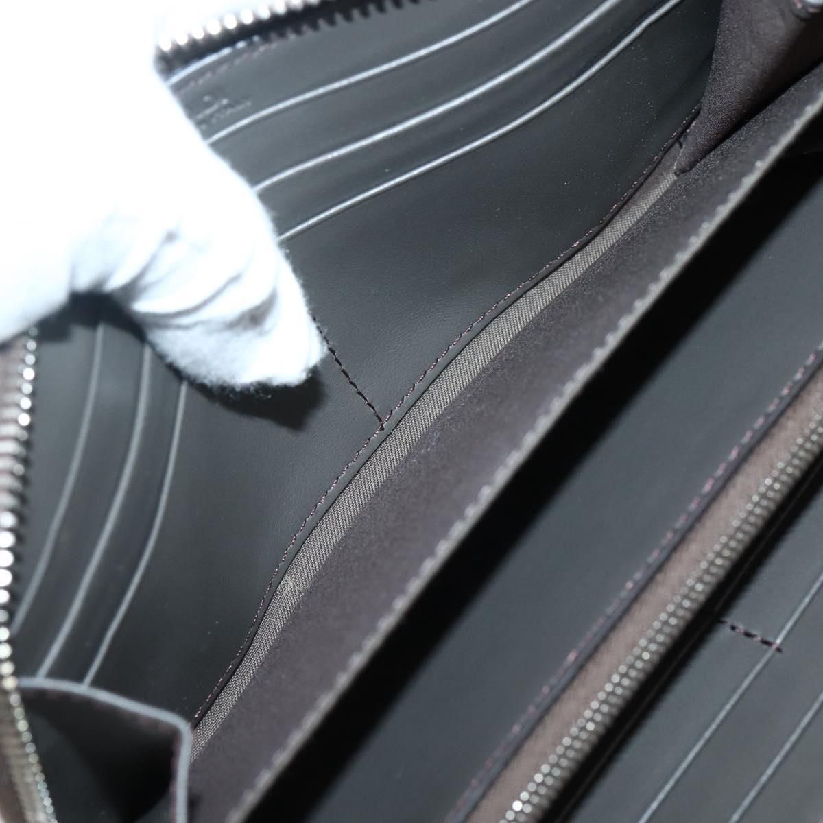 Fendi – Portafoglio Lungo Monster Eyes in Pelle Grigia – Condizioni Eccellenti (Rank SA)