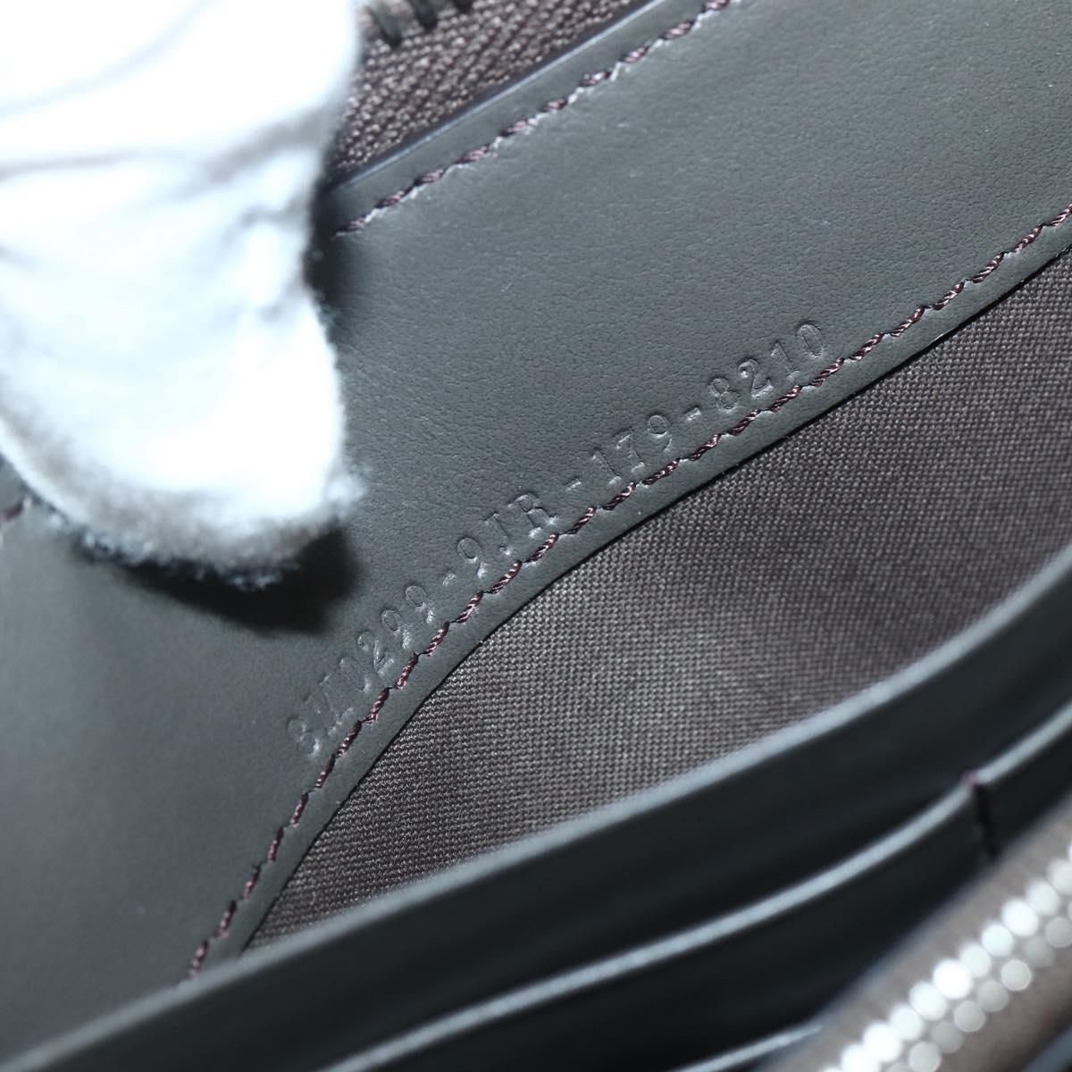 Fendi – Portafoglio Lungo Monster Eyes in Pelle Grigia – Condizioni Eccellenti (Rank SA)