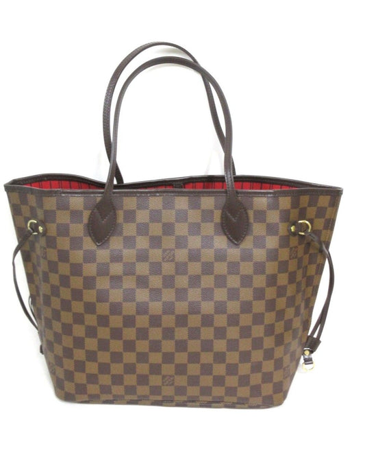Louis Vuitton – Neverfull MM in tela Damier Ébène – Made in France