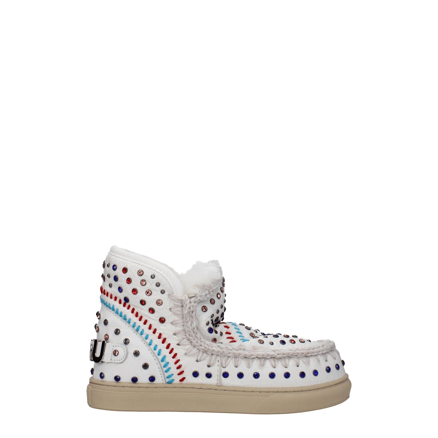 MOU Eskimo Studded – Stivaletto White Multicolor-