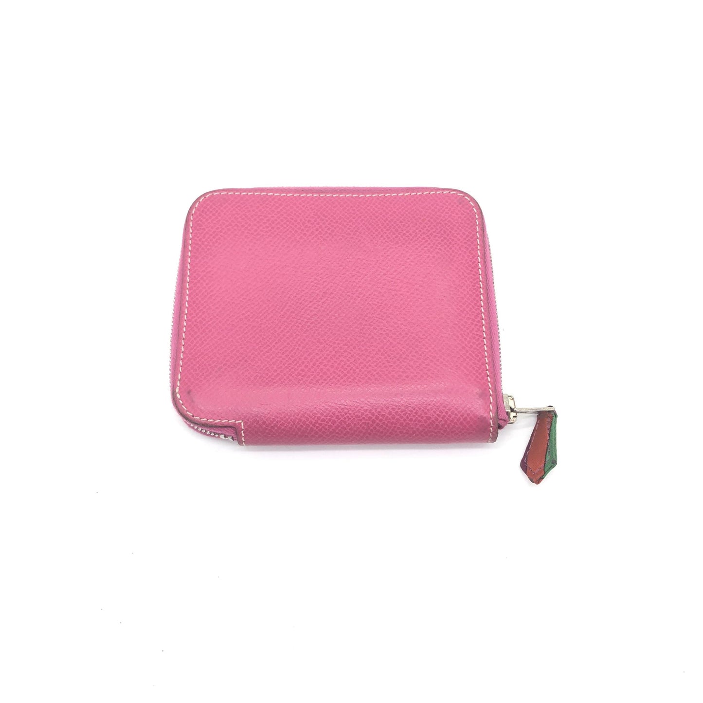 Hermès Azap Compact Silk'In Pelle Epsom Fucsia – 12 cm