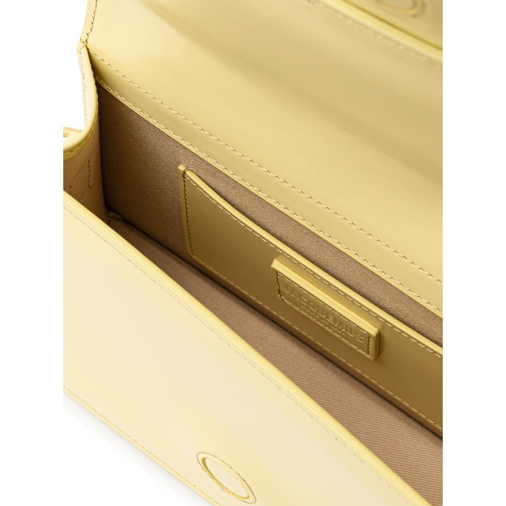 Jacquemus Le Grand Bambino Pelle Liscia Giallo Pastello – 23 cm
