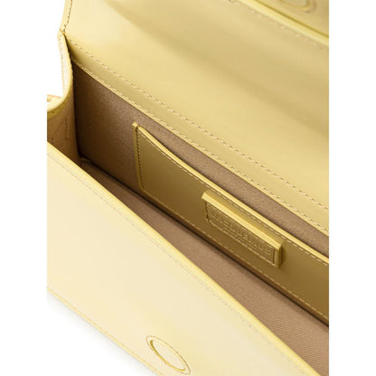 Jacquemus Le Grand Bambino Pelle Liscia Giallo Pastello – 23 cm