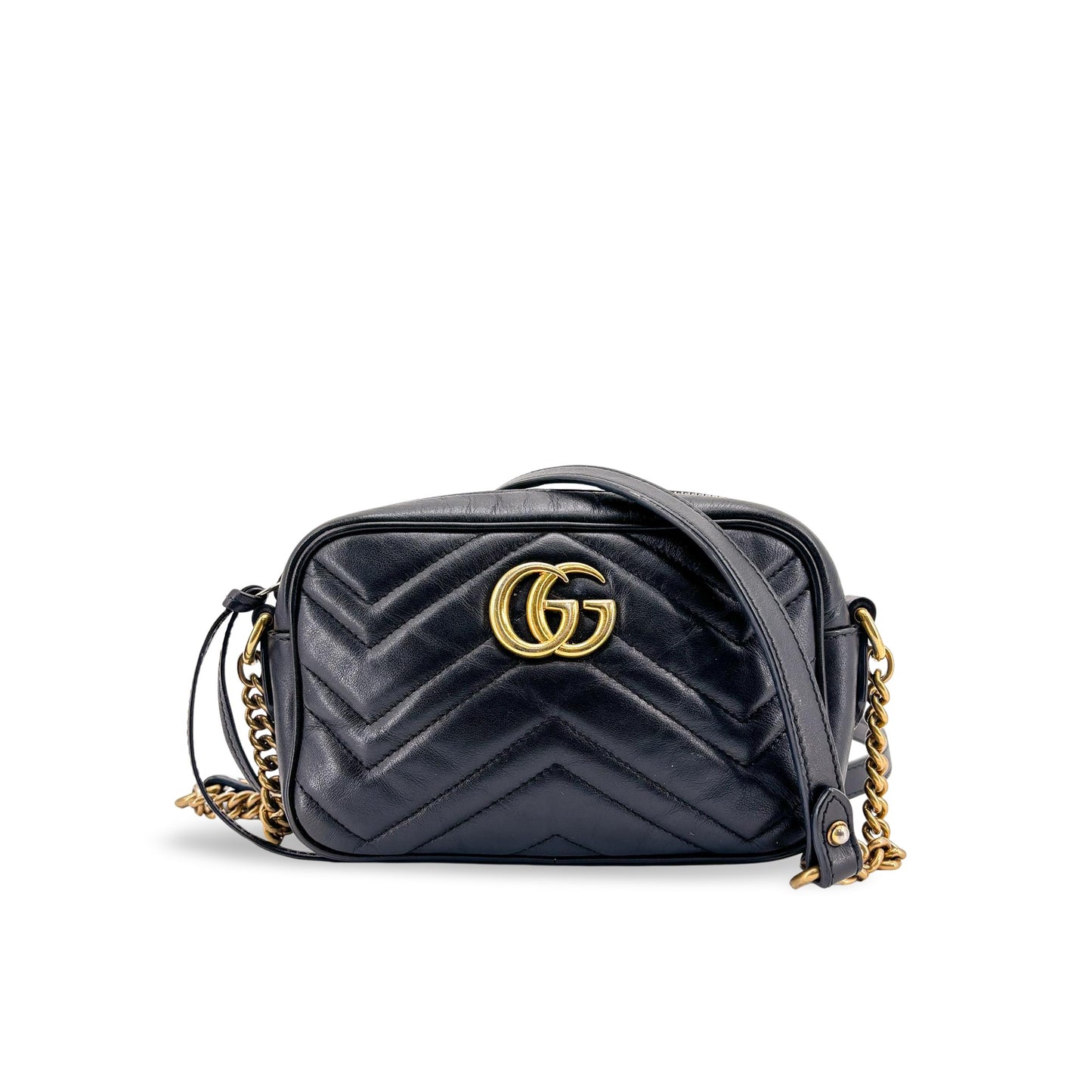 Gucci	Gucci GG Marmont Mini Matelassé Shoulder Bag Black	GOOD
