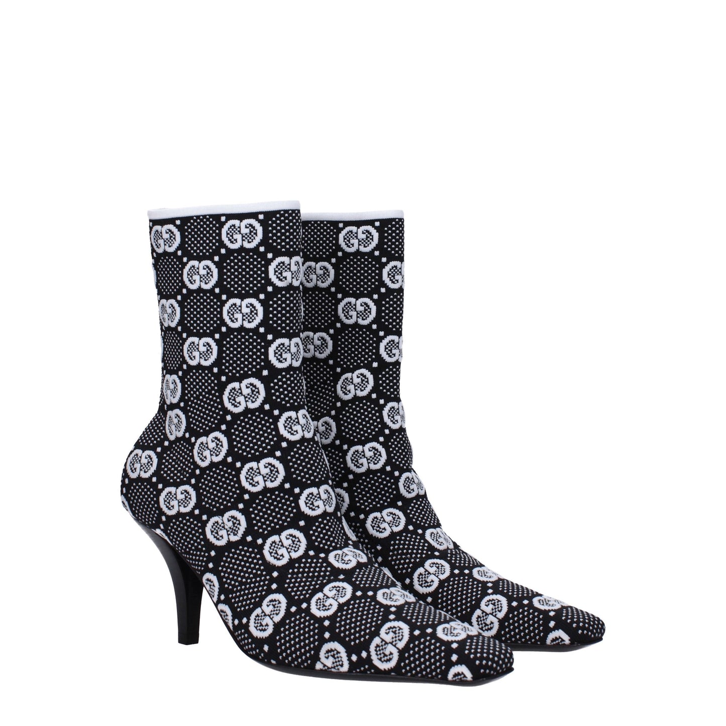 Gucci Stivaletti Stretch GG Pattern– Tacco 7 cm