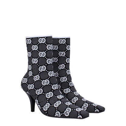 Gucci Stivaletti Stretch GG Pattern– Tacco 7 cm