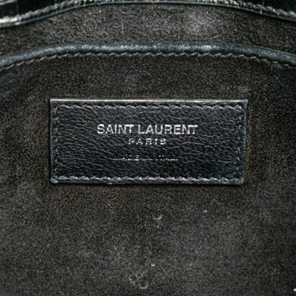 Saint Laurent Sac de Jour Nano – Pelle Nero Coccodrillo