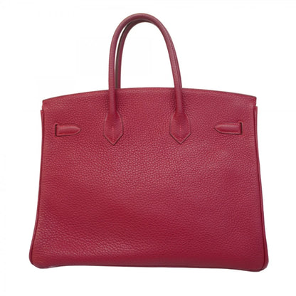 Hermès Birkin 35 in Pelle Togo Rouge Casaque – Oro