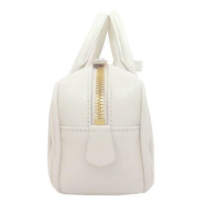 Miu Miu Arcadie Matelassé in Pelle di Vitello Bianca
