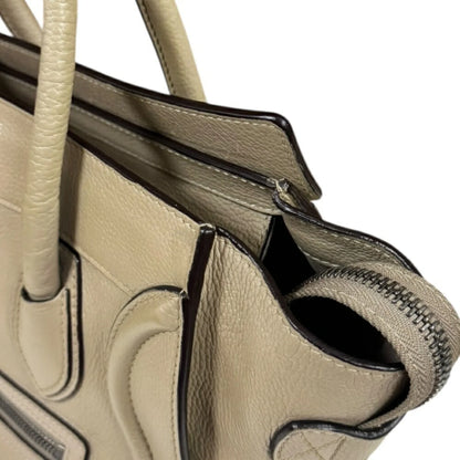 Céline Luggage Micro Tote – Pelle Beige