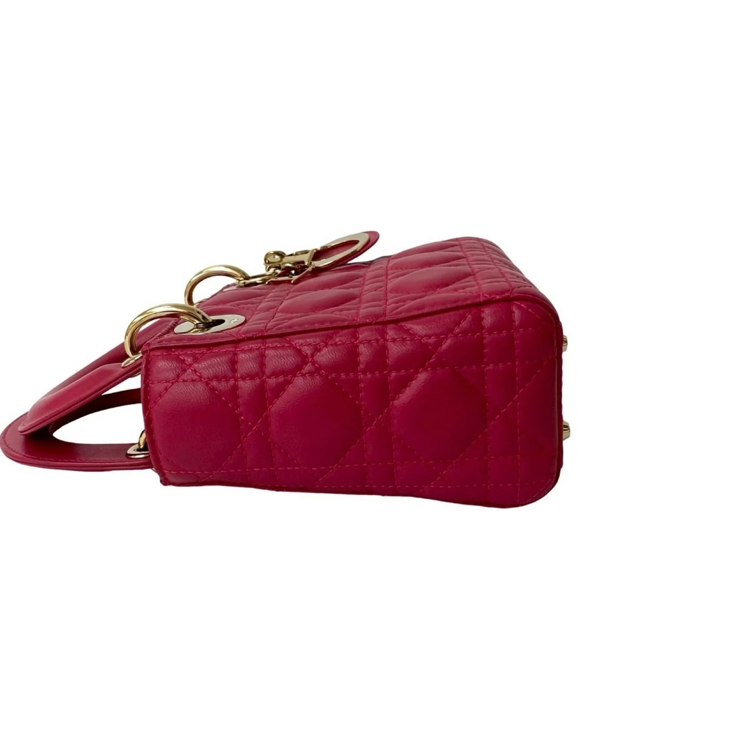 Dior Lady Dior Mini – Pelle Rosa – Con Tracolla