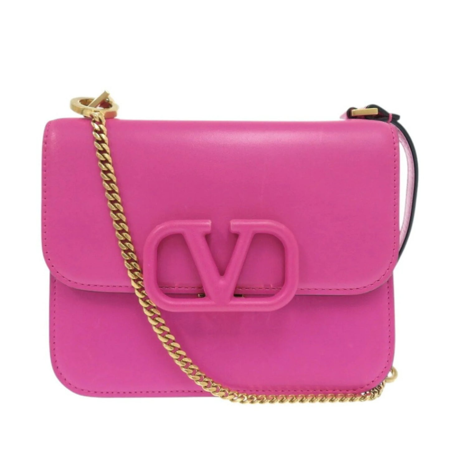 Valentino Garavani – Borsa a tracolla in pelle rosa