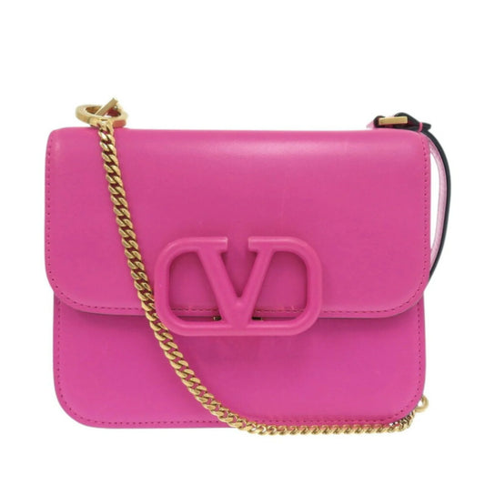 Valentino Garavani – Borsa a tracolla in pelle rosa