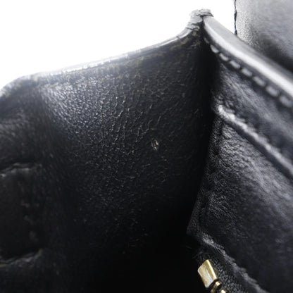 Céline Nano Luggage in Pelle Tricolore – Nero, Marrone e Bianco Sporco