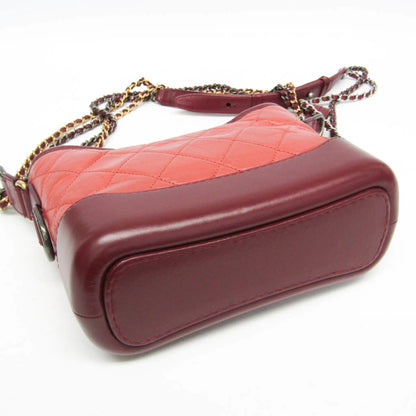 Chanel Gabrielle Hobo Small Vitello Invecchiato Bicolor Rosa/Bordeaux 2018 – 20 cm