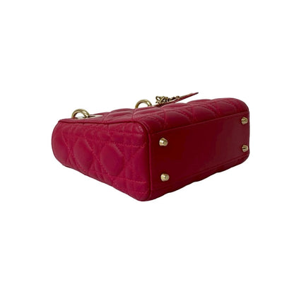 Dior Lady Dior Mini – Pelle Rosa – Con Tracolla