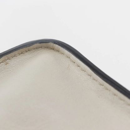 Céline Nano Luggage in Pelle Tricolore – Nero, Marrone e Bianco Sporco