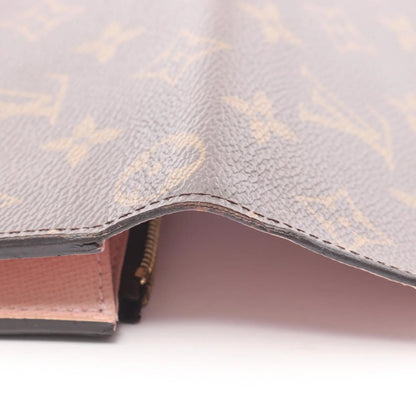 Louis Vuitton Portafoglio Sarah Monogram Canvas & Pelle Rosa Ballerina – Marrone/Rosa