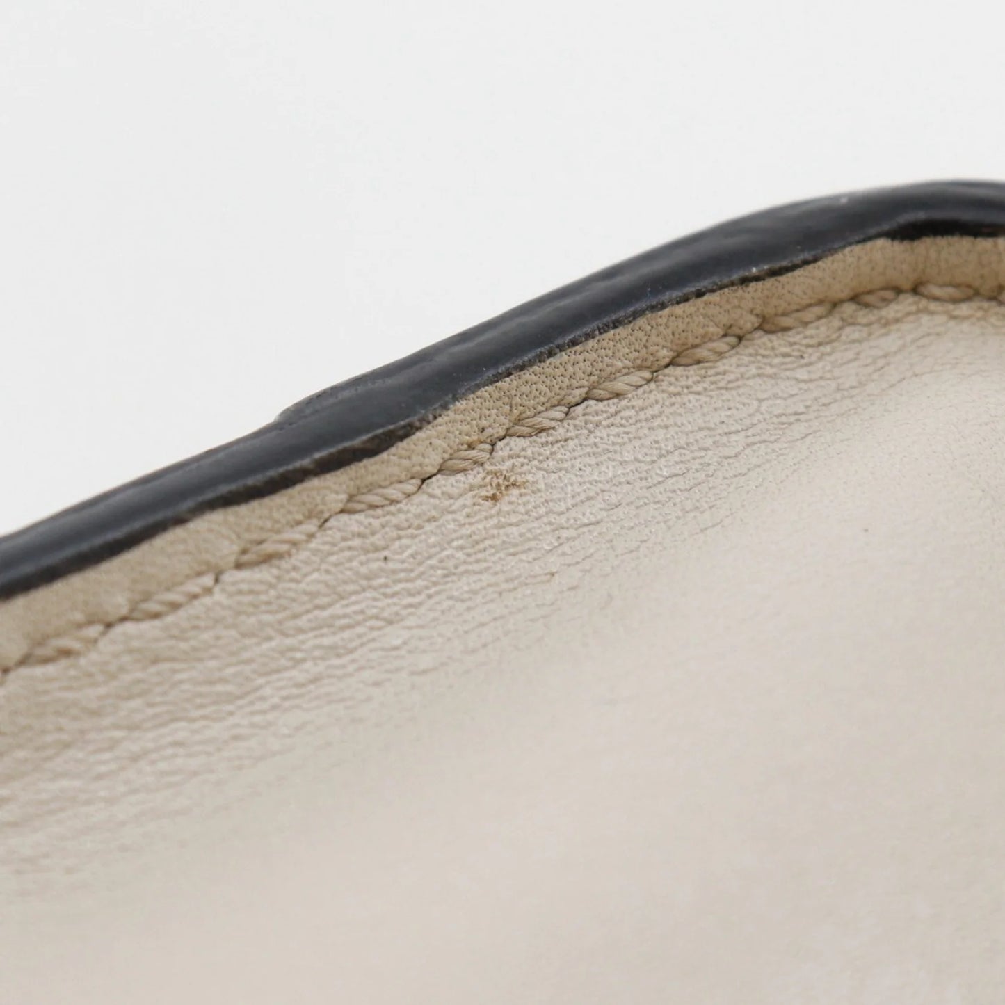 Céline Nano Luggage in Pelle Tricolore – Nero, Marrone e Bianco Sporco