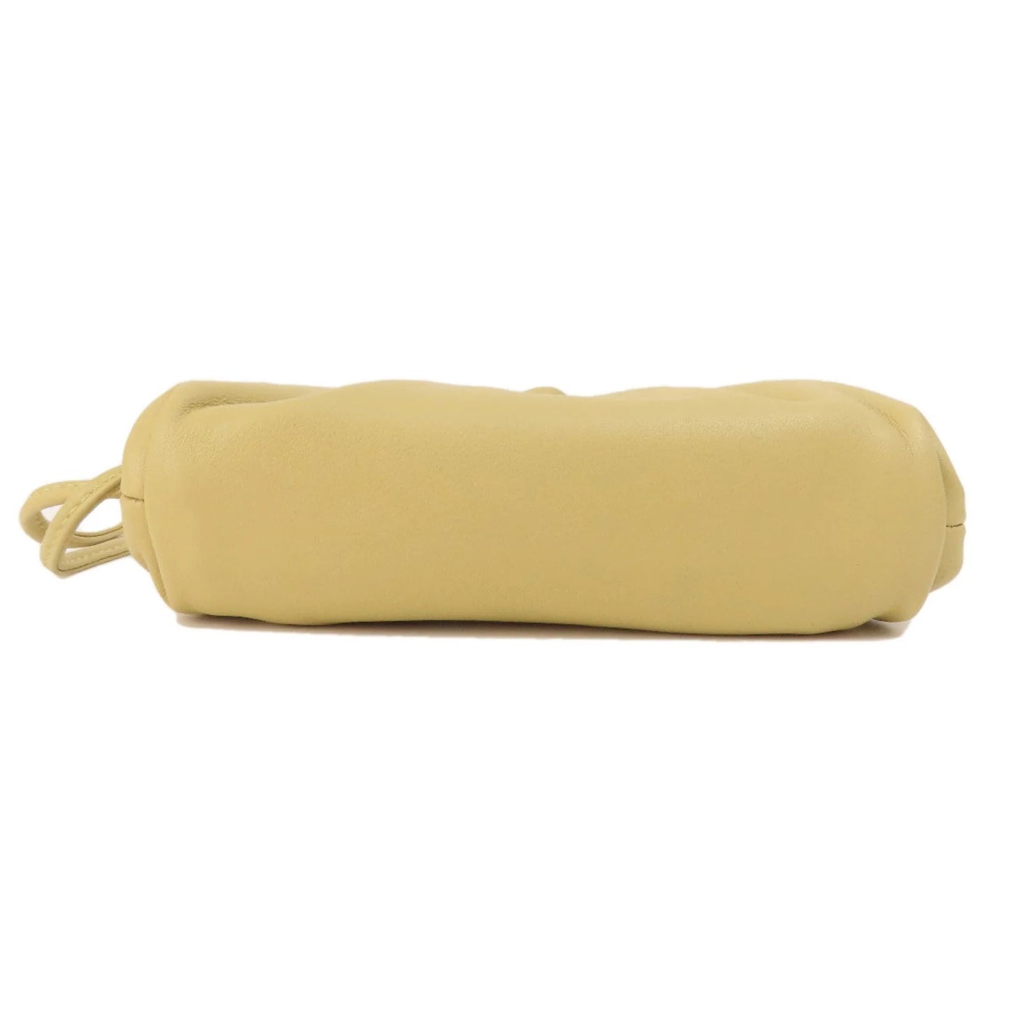 Bottega Veneta – Portamonete The Pouch in pelle beige