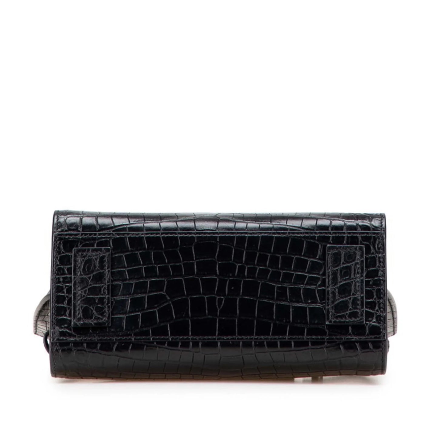 Saint Laurent Sac de Jour Nano – Pelle Nero Coccodrillo