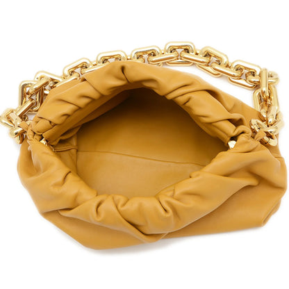 Bottega Veneta – The Chain Pouch in Pelle di Vitello Senape