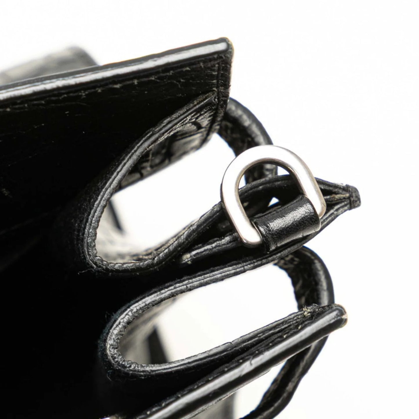 Saint Laurent Sac de Jour Nano – Pelle Nero Coccodrillo