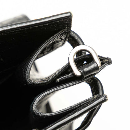 Saint Laurent Sac de Jour Nano – Pelle Nero Coccodrillo