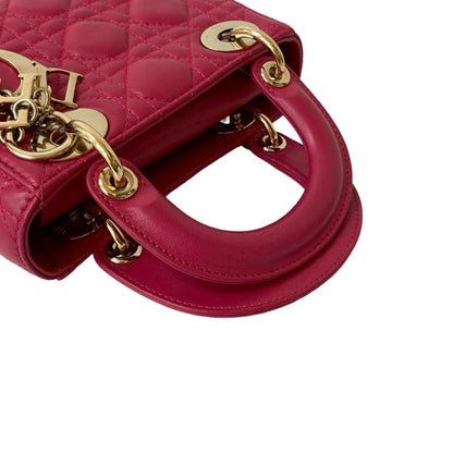 Dior Lady Dior Mini – Pelle Rosa – Con Tracolla