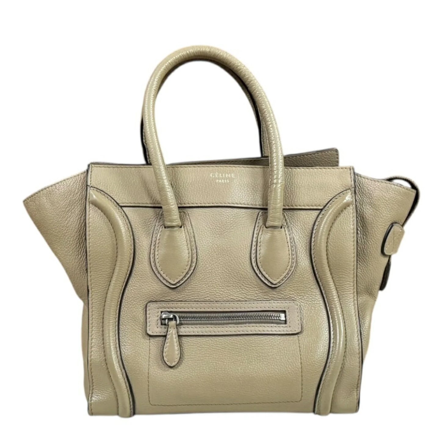 Céline Luggage Micro Tote – Pelle Beige