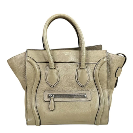 Céline Luggage Micro Tote – Pelle Beige