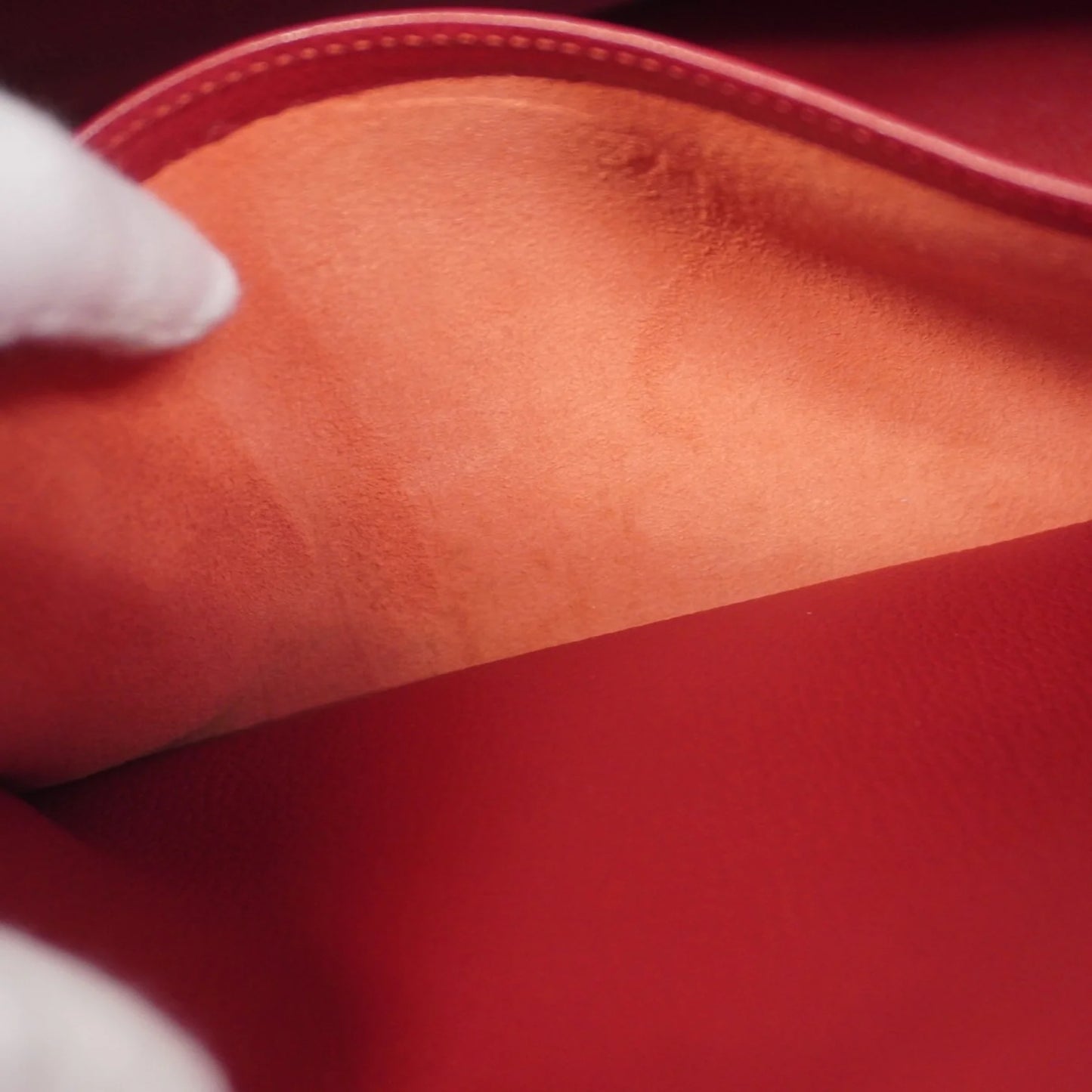 Hermès Birkin 35 in Pelle Togo Rouge Casaque – Oro