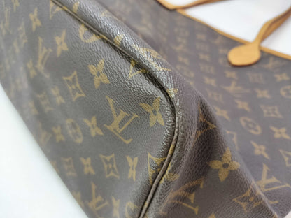 Louis Vuitton Neverfull MM Tela Monogram Marrone – Vintage