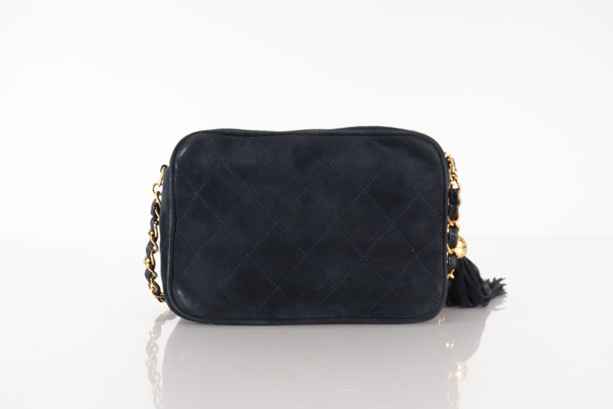 Chanel Camera Bag Camoscio con Frange