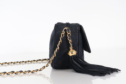 Chanel Camera Bag Camoscio con Frange