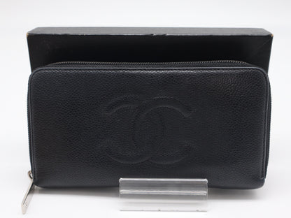 Chanel	Portefeuille long CC logo
