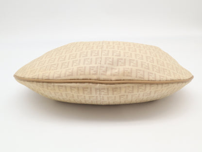 Fendi Hobo Zucchino in Tela Beige