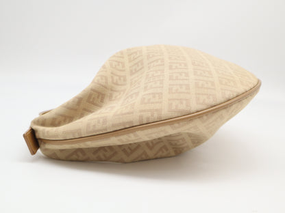 Fendi Hobo Zucchino in Tela Beige