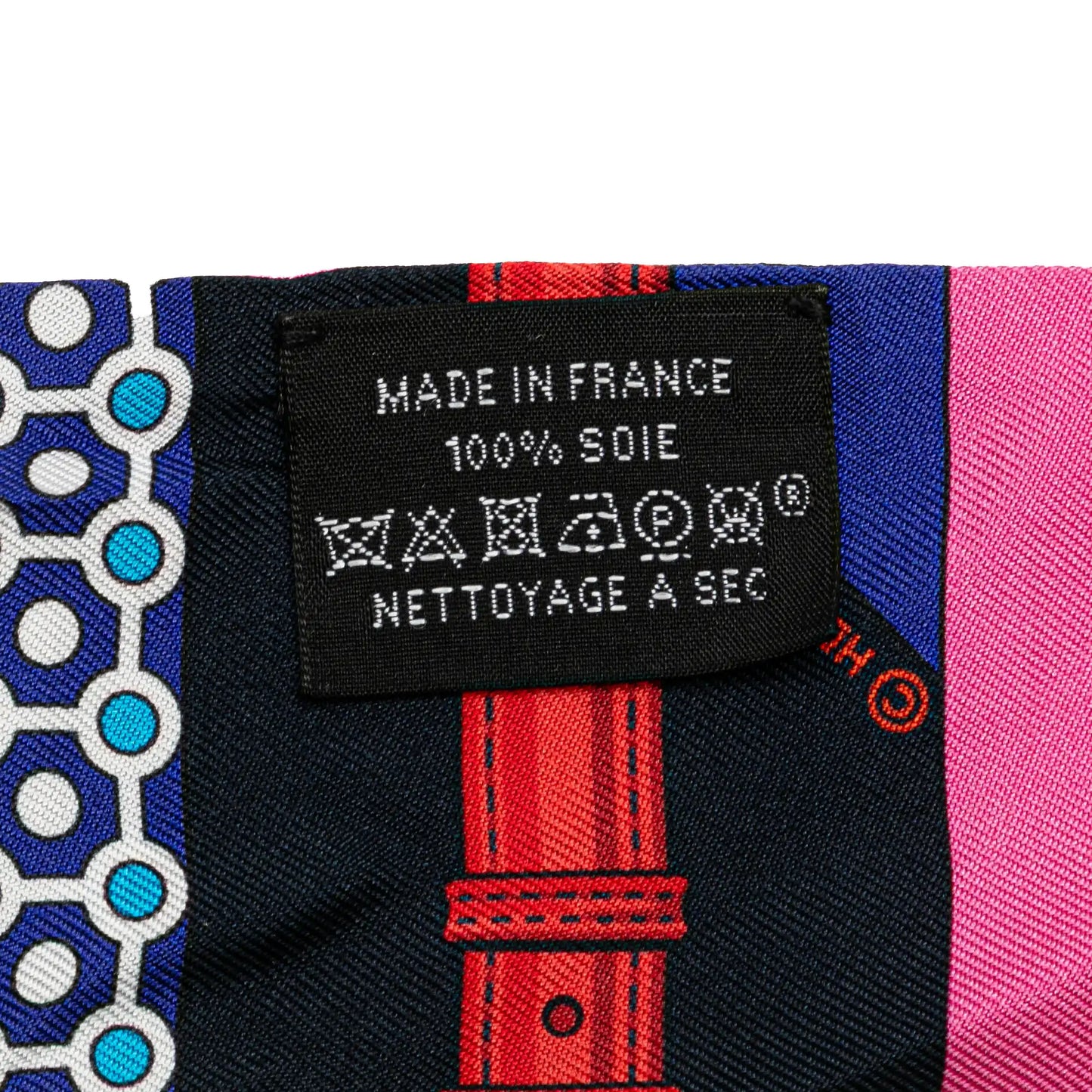 Hermes Sciarpa in twilly di seta Clic Clac Modern Cannage