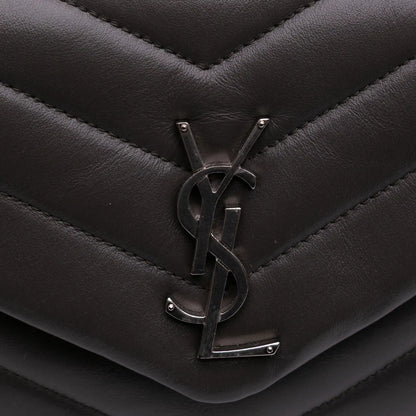 Saint Laurent Piccola borsa a tracolla LouLou in pelle di vitello con monogramma