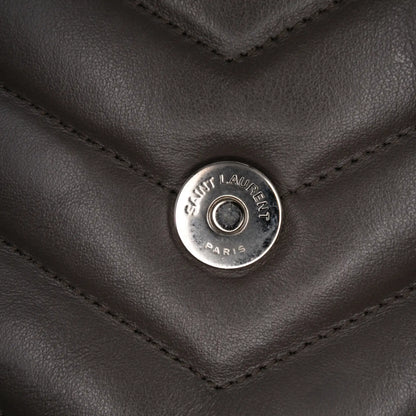 Saint Laurent Piccola borsa a tracolla LouLou in pelle di vitello con monogramma