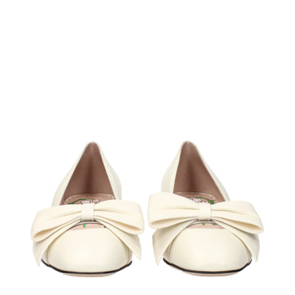 Valentino Garavani – Décolleté Bow in Pelle Beige/Avorio – Tacco 4.5 cm