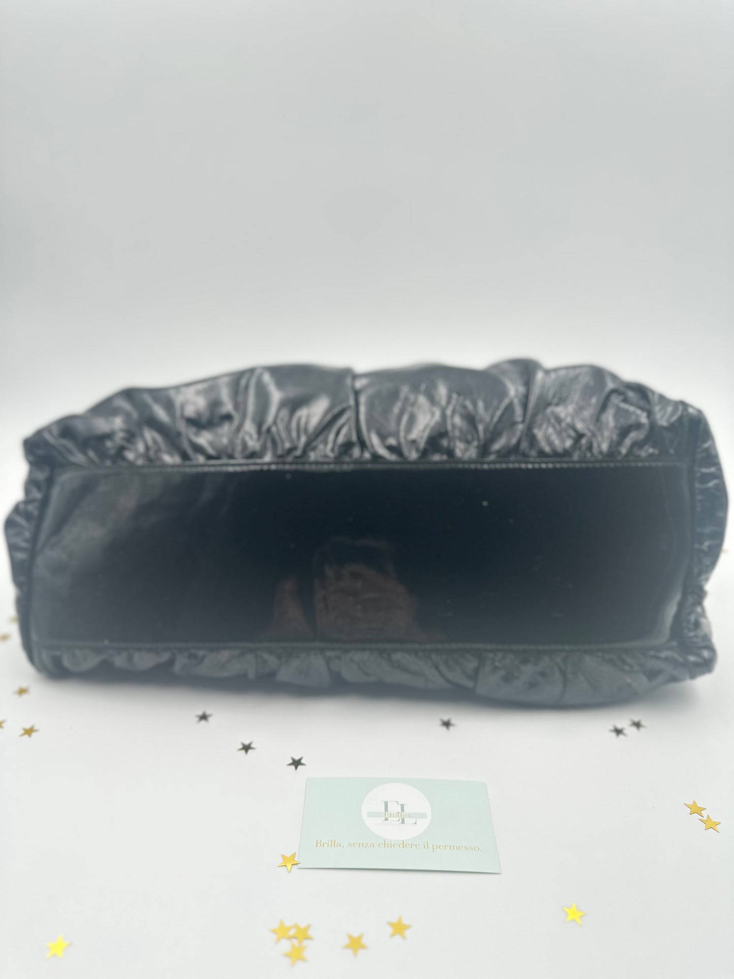 Gucci Indy Hobo Vernice Nera – Iconico Glamour Retrò