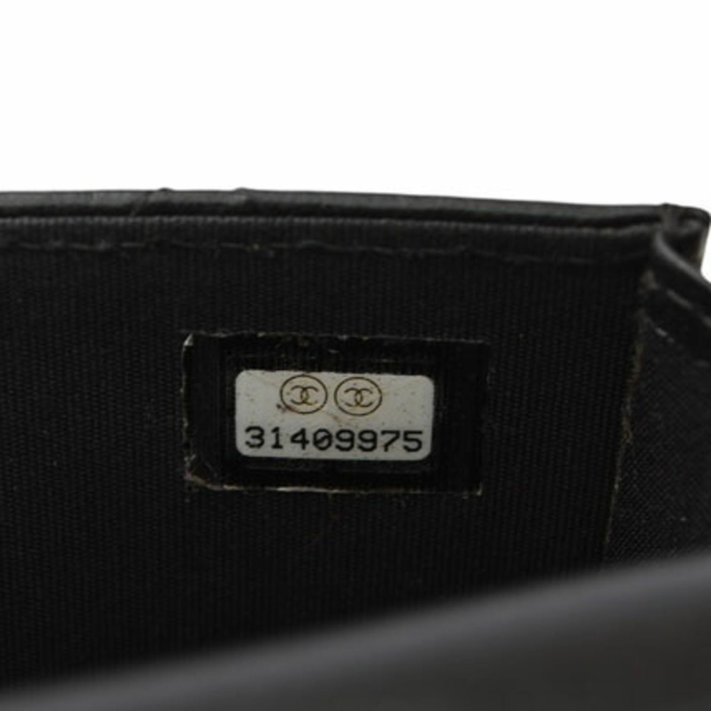 Chanel Wallet on Chain in pelle nera con catena dorata intrecciata – Ref. 31409975