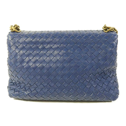 Bottega Veneta Olimpia – Intrecciato blu