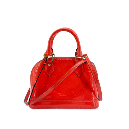 Louis Vuitton Alma BB Monogram Vernis Rossa