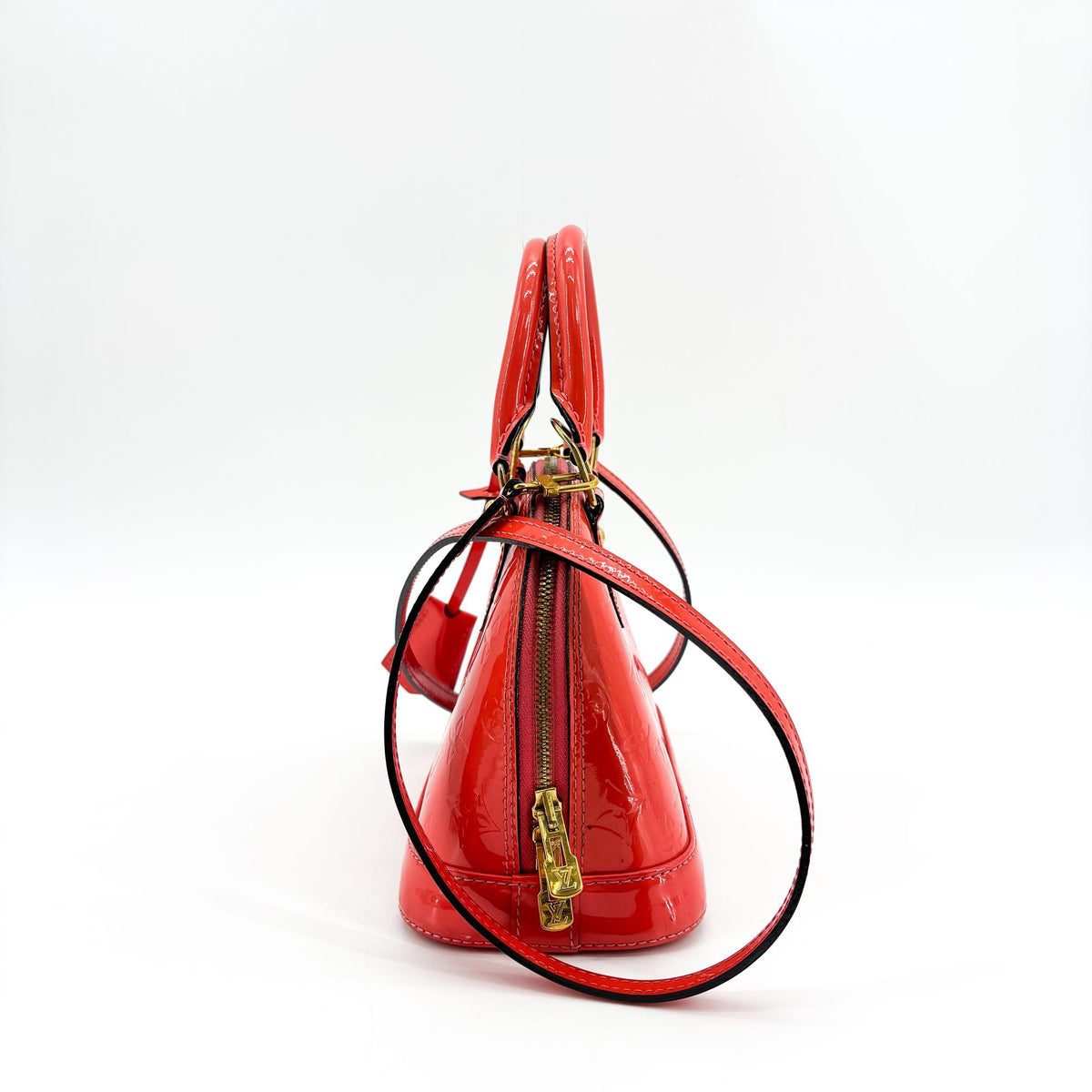 Louis Vuitton Alma BB Monogram Vernis Rossa