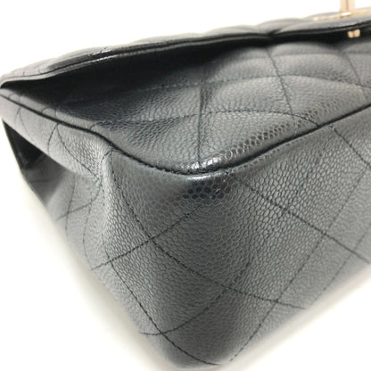 Chanel Classic Flap Medium – Caviar Nero & Hardware Argento – Made in Italy