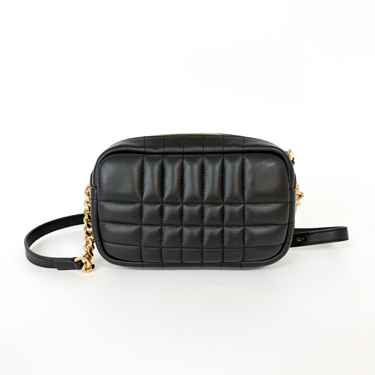 Burberry Lola Camera Bag Small Agnello Trapuntato Nera