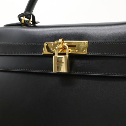 Hermès Kelly 32 in pelle nera – Size 32